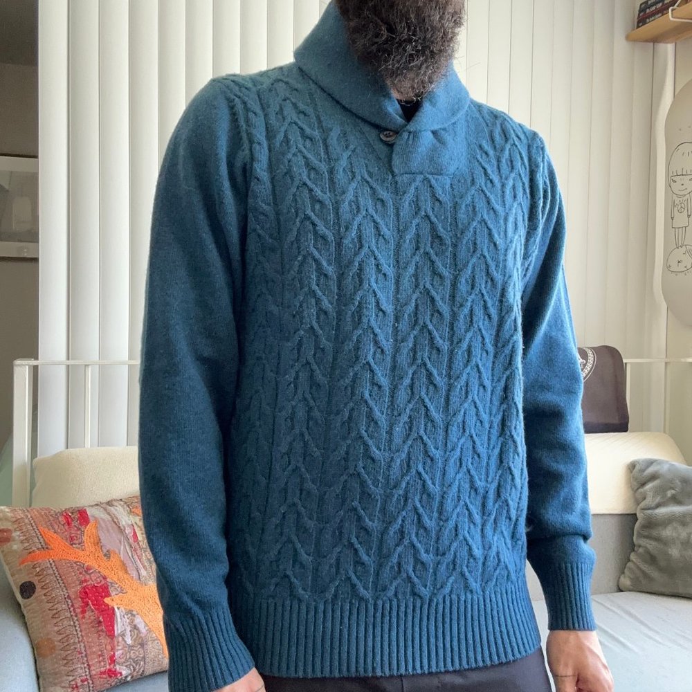 Ben Sherman shawl-collar sweater